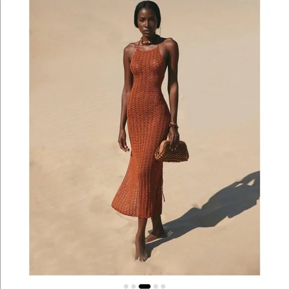 cult gaia demi knit dress cult gaia | Swim | Cult Gaia Demi Crochet Dress Spice Size M